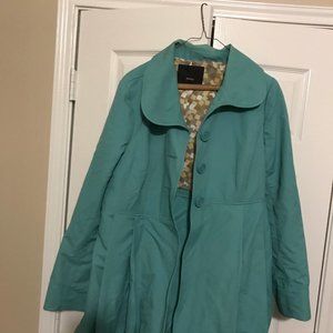 Mossimo Long Jacket (Light Teal)